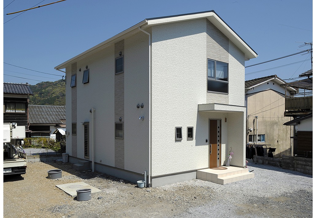 一体感のある間取りの家(佐伯市坂山)